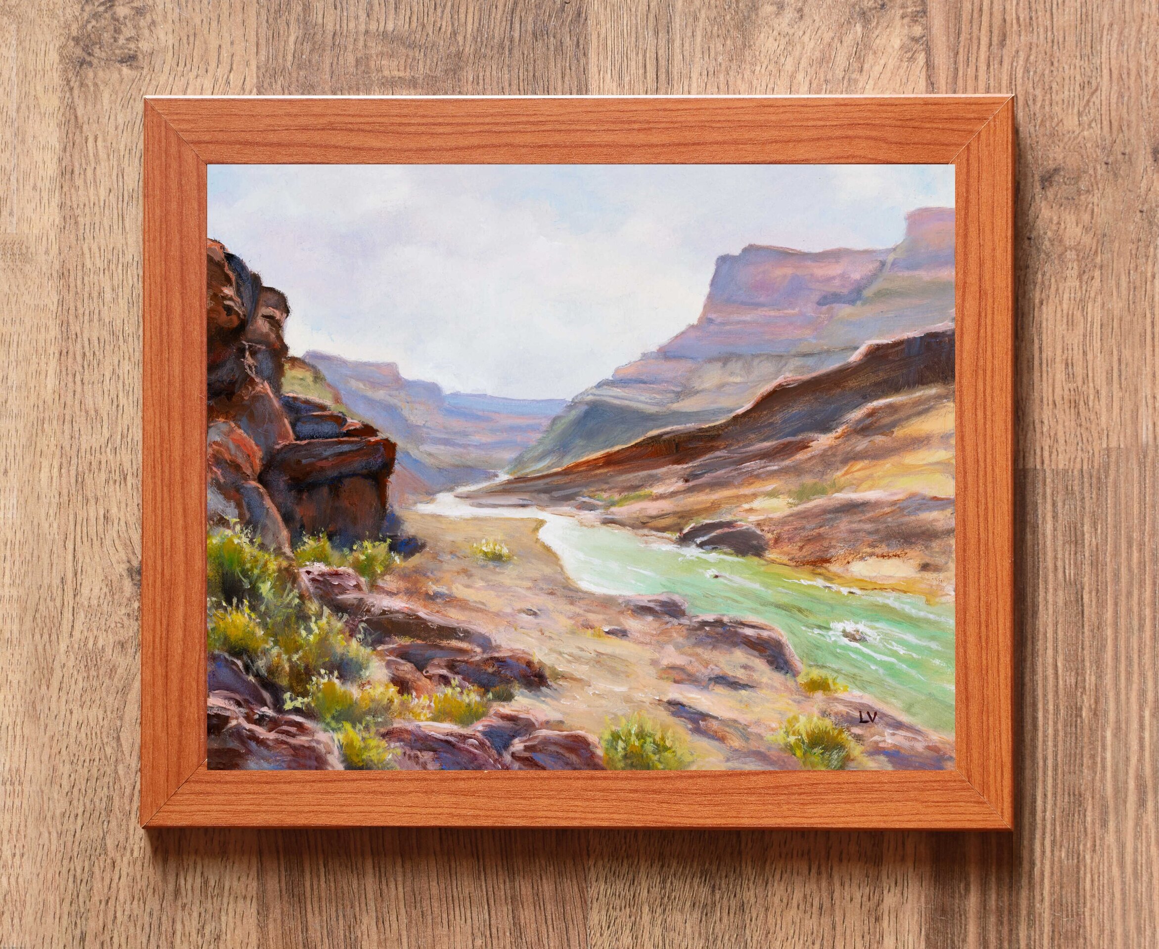 Río entre montañas de piedra en el desierto. Gran cañón del Colorado en Arizona - 3