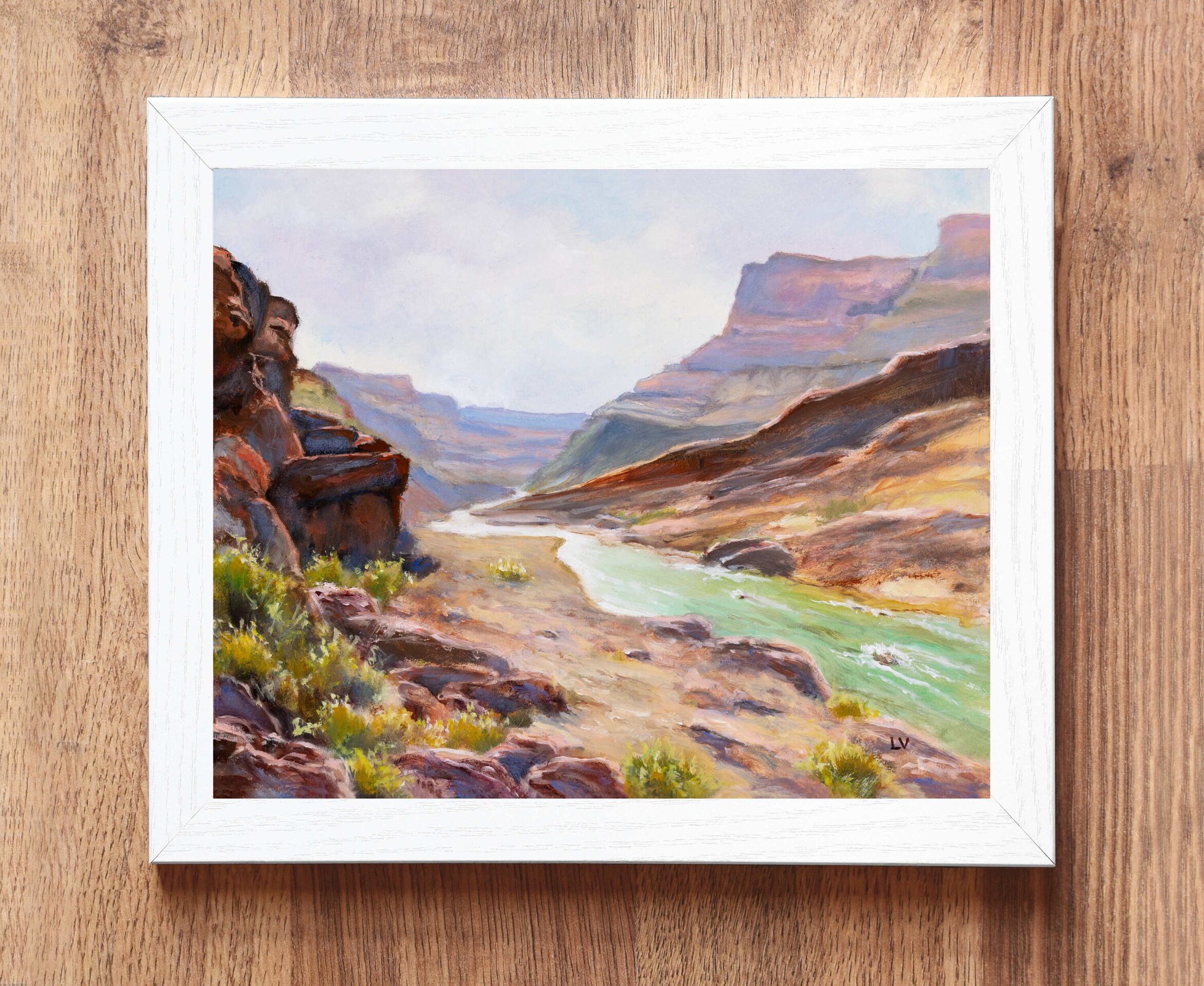 Río entre montañas de piedra en el desierto. Gran cañón del Colorado en Arizona - 4