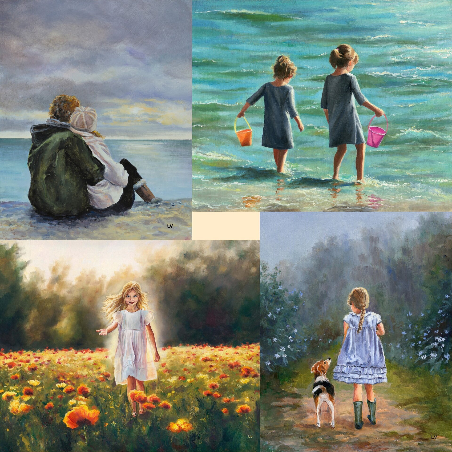 Retrato de personas al óleo, Cuadro personalizado pintado a mano para regalar - 9